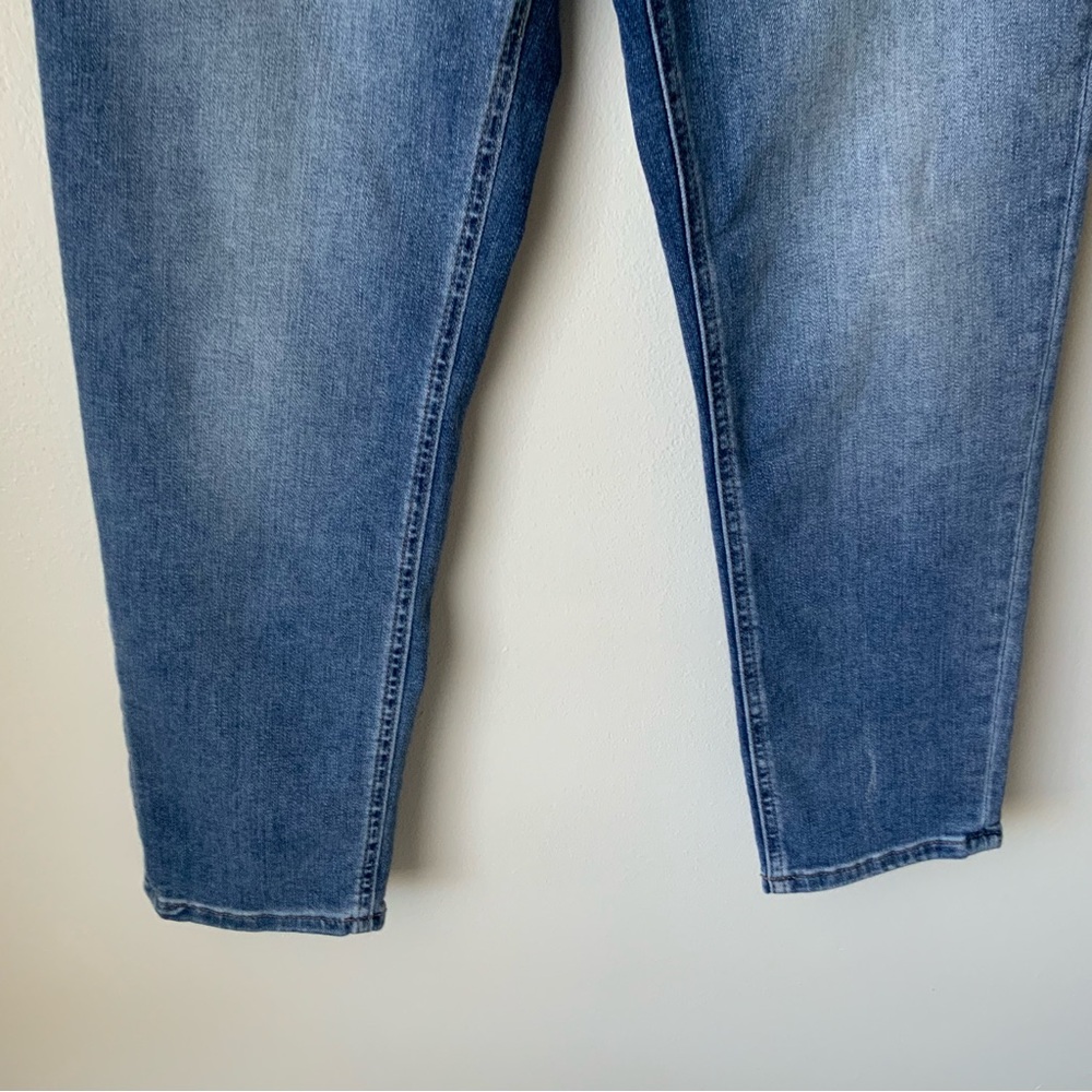 KUT FROM THE KLOTH Jeans Naomi Fab Ab Crop Straight Leg Blue Size 4 - Picture 7 of 15